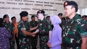 57 Perwira Tinggi TNI Naik Pangkat