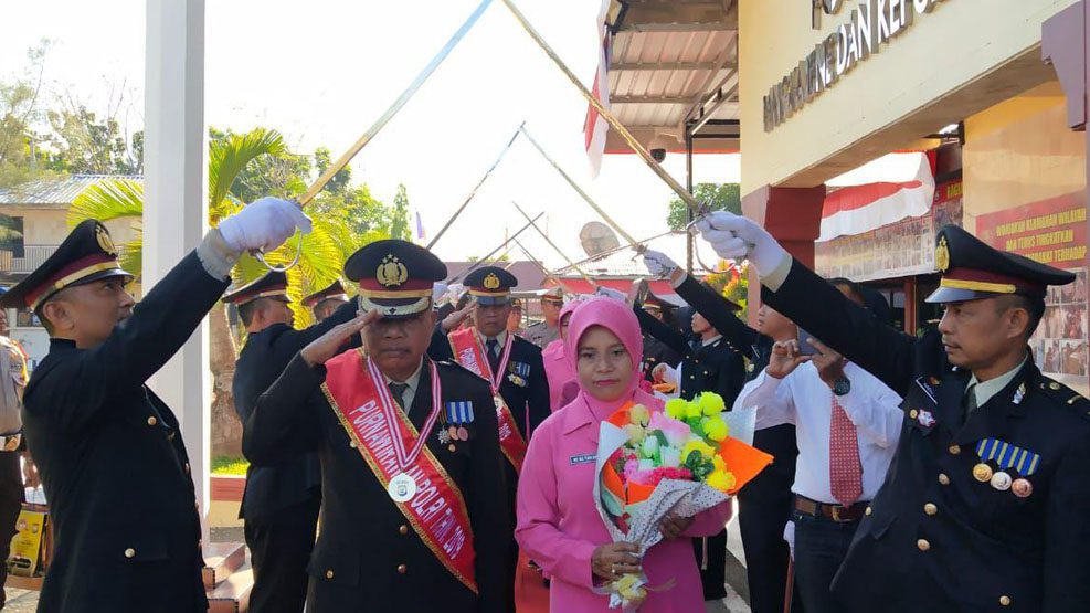 8 Polisi Resort Pangkep Pensiun 02