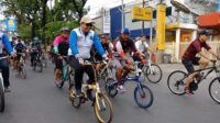 Kampanye Anti Narkoba, Iqbal Kayuh Sepada di Peringatan HANI 2019