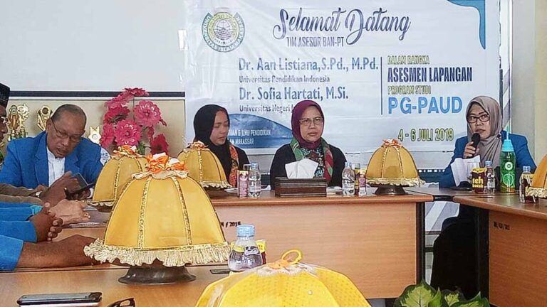 BAN-PT Asesmen Prodi PG-PAUD UIM, Asesor Disambut Rektor