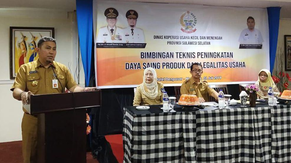 Diskop Sulsel Dorong UMKM Berdaya Saing