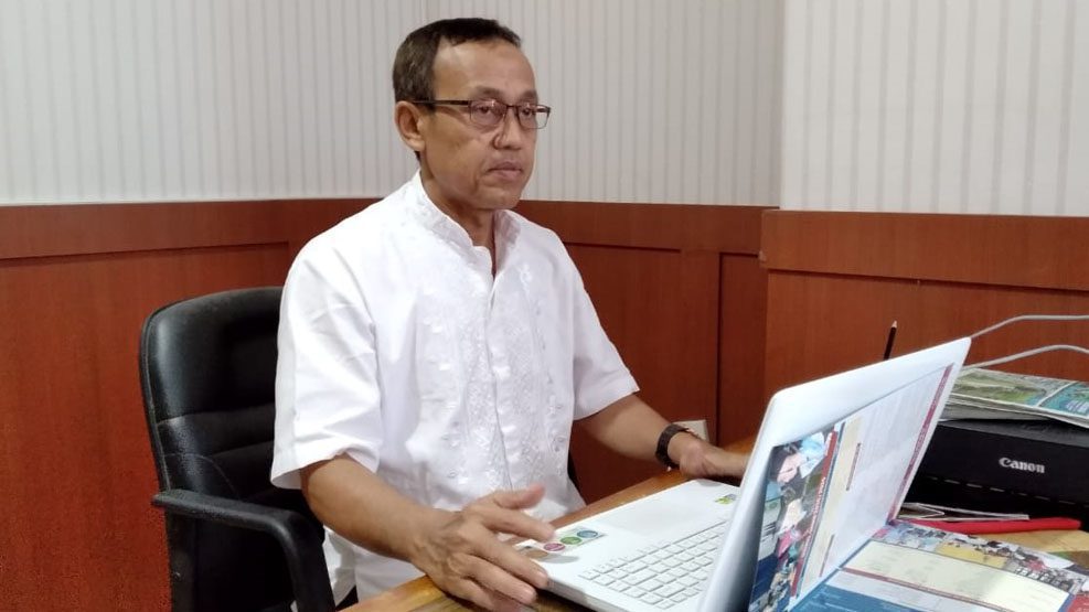Ketua Lembaga Penjamiman Mutu (LPM) Unismuh Makassar, Dr H Lukman Hakim. (foto: nasrullah)