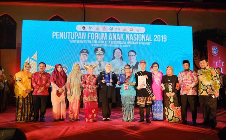 Puncak Peringatan Hari Anak Nasional Berjalan Sukses di Makassar 4 Hari Anak