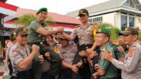 Hari Bhayangkara ke-73, Polres Pangkep Dikagetkan Kedatangan Rombongan TNI