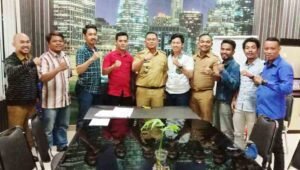 Jelang Pelantikan, DPK KNPI Bersilaturahmi dengan Camat Tamalate