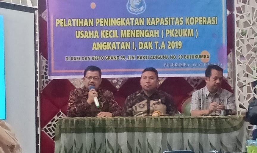 Kadis Koperasi Sulsel Motivasi Pengurus Koperasi Bulukumba