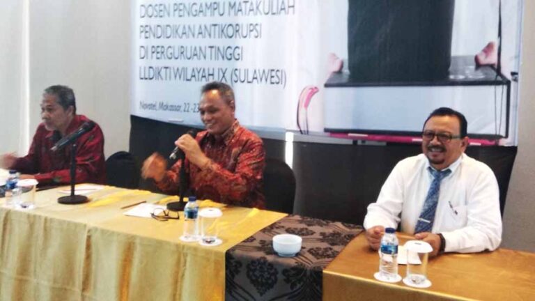 Kemenristekdikti Wajibkan Perguruan Tinggi Ajarkan Mata Kuliah Pendidikan Anti Korupsi