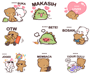 LINE Luncurkan “Custom Stickers” Lokal Pertama Bersama Milk & Mocha