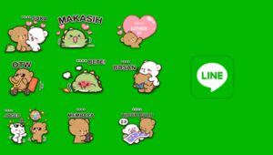 LINE Luncurkan “Custom Stickers” Lokal Pertama Bersama Milk & Mocha