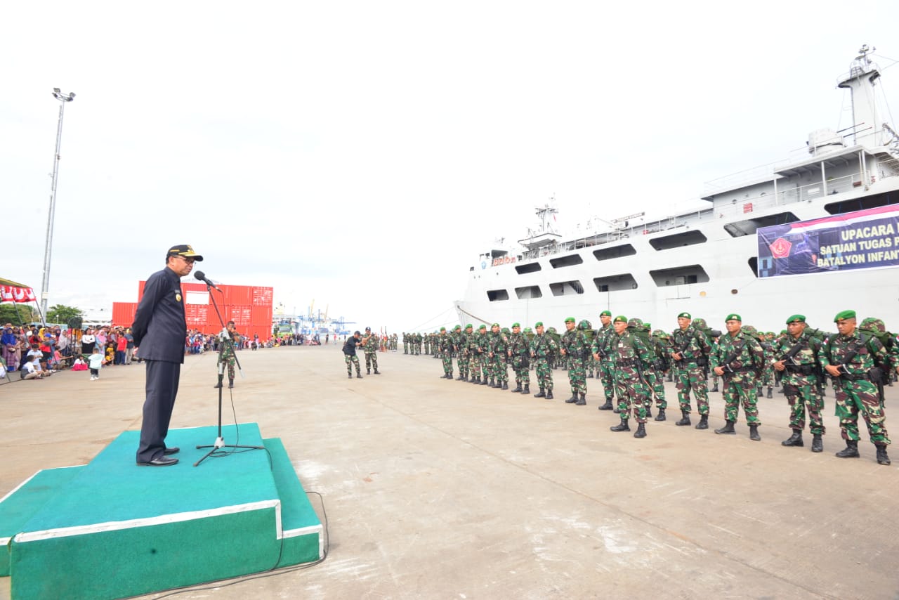 Pasukan Yonif 721 TNI 2