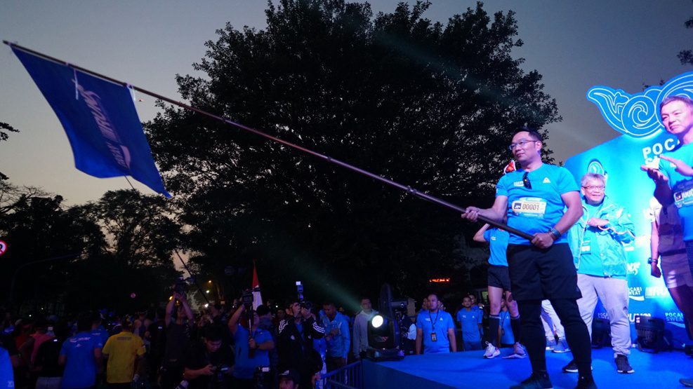 Pelari dari Sabang sampai Marauke, Meriahkan Acara Pocari Sweat Run Bandung 2019