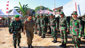 Penjabat Wali Kota Makassar Pimpin Upacara Pembukaan TMMD ke-105