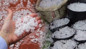 Musim Kemarau, Aceh di Guyur Hujan Es