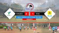 Taklukkan PS PLN 2-1, PS Pelindo 4 Melaju ke Babak Final Galakarya Zona Sulsel