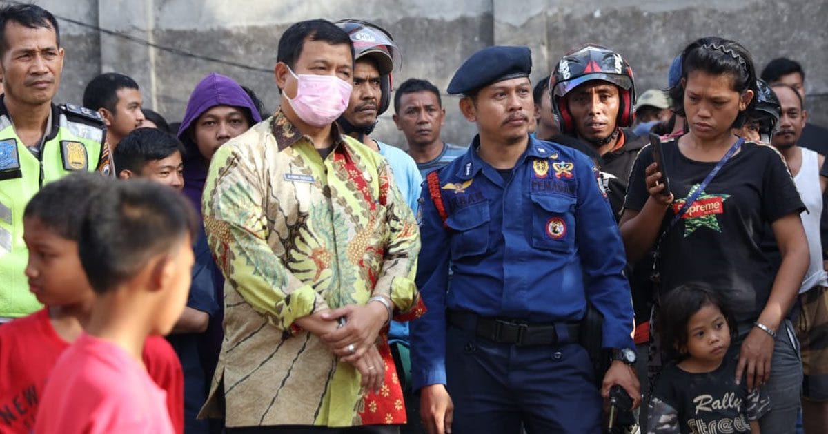 Iqbal Suhaeb Langsung Kunjungi Lokasi Kebakaran di Jl. Harimau