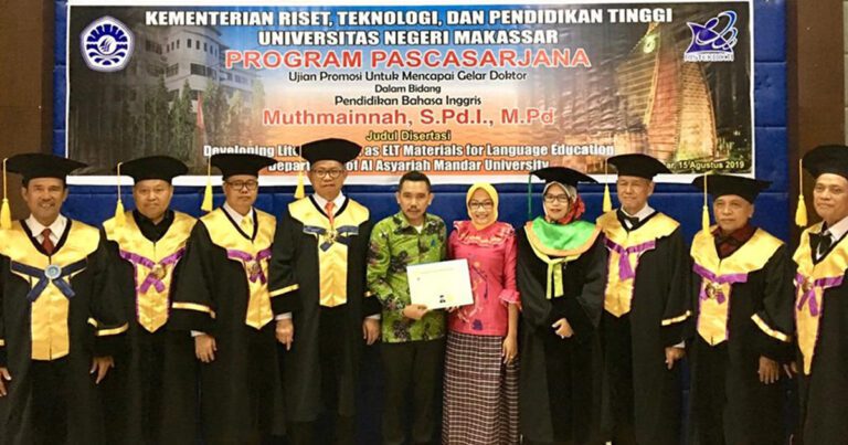 Muthmainnah Dosen Unasman Polman Doktor ke-804 PPs-UNM 8 Muthmainnah Dosen Unasman Polman Doktor ke-804 PPs-UNM