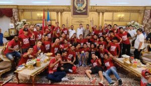 Andi Sudirman Jamu Pemain dan Official PSM Makassar di Rujab Gubernur