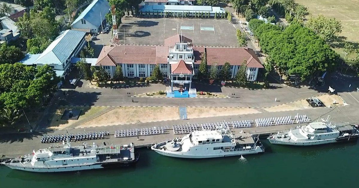 HUT Ke-74 TNI AL di Lantamal VI