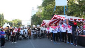 Iqbal Hadiri Sepeda Santai HUT Polantas ke – 64