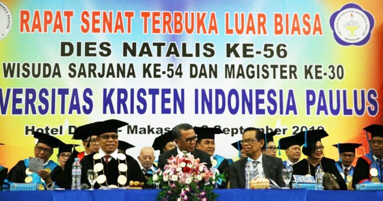 UKI Paulus Makassar Naik 15 Peringkat, Sesuai Pemeringkatan Kemenristekdikti 2019
