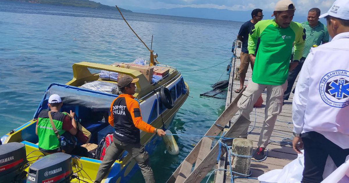 Gempa Luluhlantahkan Ekonomi Relawan DMC Salurkan Bantuan hingga ke Pulau Terpencil 01
