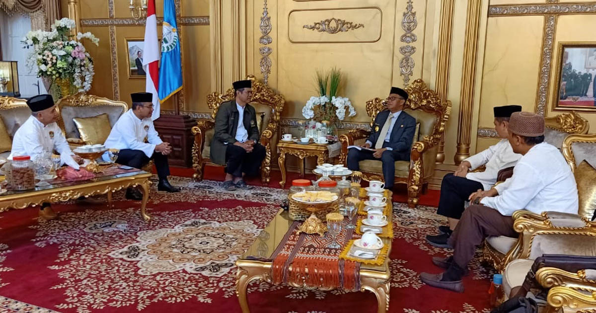 Pengurus LDII Sulsel Silaturahim Gubernur Nurdin Abdullah