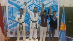 Rafi,  Raih Juara 3 Taekwondo Poltek Cup 2019