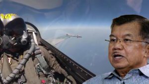 Wapres JK Dapat Kejutan dari TNI AU Jelang Purna Tugas