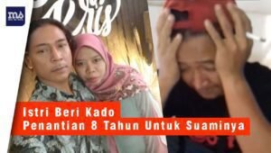 Mengharukan! Istri Beri Kado Penantian 8 Tahun Untuk Suaminya