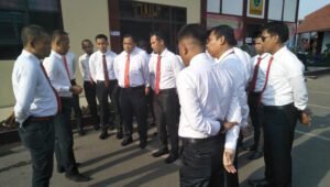 Kasat Reskrim Polres Gowa Kumpulkan Anggotanya Pasca Apel Pagi