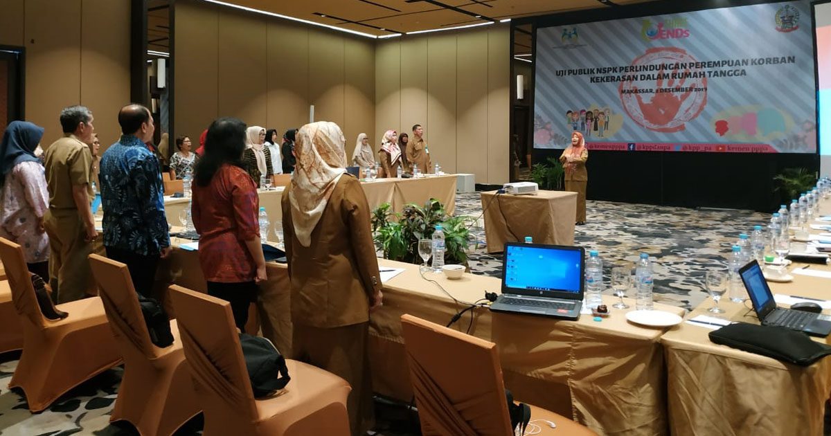 Uji Publik NSPK KDRT Kadis PPPA Sulsel Harap Ada Perhatian Bersama
