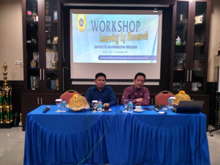 Unismuh Makassar Gelar Workshop Learnig by Research 5 Unismuh Makassar Gelar Workshop Learnig by Research