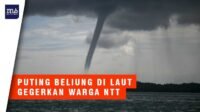 Fenomena Puting Beliung di Laut Terjadi di NTT