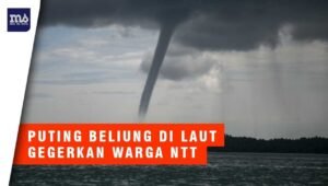 Fenomena Puting Beliung di Laut Terjadi di NTT