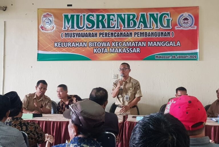 Camat Manggala Buka Musrenbang Kelurahan Bitowa 4 Camat Manggala Buka Musrenbang Kelurahan Bitowa