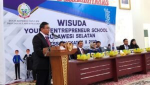 Ciptakan Wiramuda, Diskop UKM Sulsel Wisuda 72 orang Siswa YESS