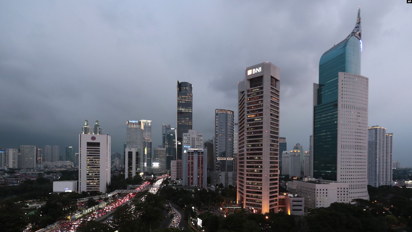 Kawasan pusat bisnis di ibu kota Jakarta