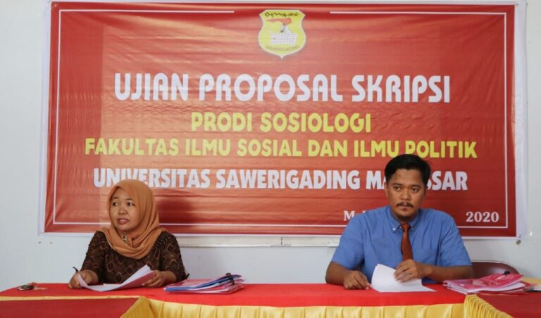Sosiologi Fisip Unsa Makassar, Ujian Proposal Skripsi Gelombang Pertama