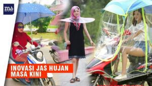 Keren dan Unik, Inovasi Jas Hujan Masa Kini