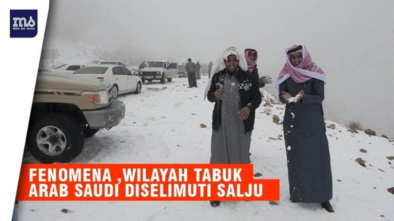 Fenomena Aneh, Wilayah Tabuk Arab Saudi Diselimuti Salju 6 Fenomena Aneh, Wilayah Tabuk Arab Saudi Diselimuti Salju
