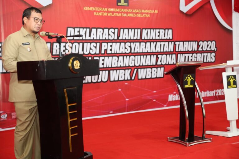 Pemkot Bersama Lapas Makassar Wujudkan Wilayah Bebas Korupsi 4 Lapas Makassar