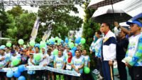 Lepas Pelari Peserta AKSI RUN Bank Sulselbar, Gubernur Kampanyekan Pengurangan Sampah Plastik
