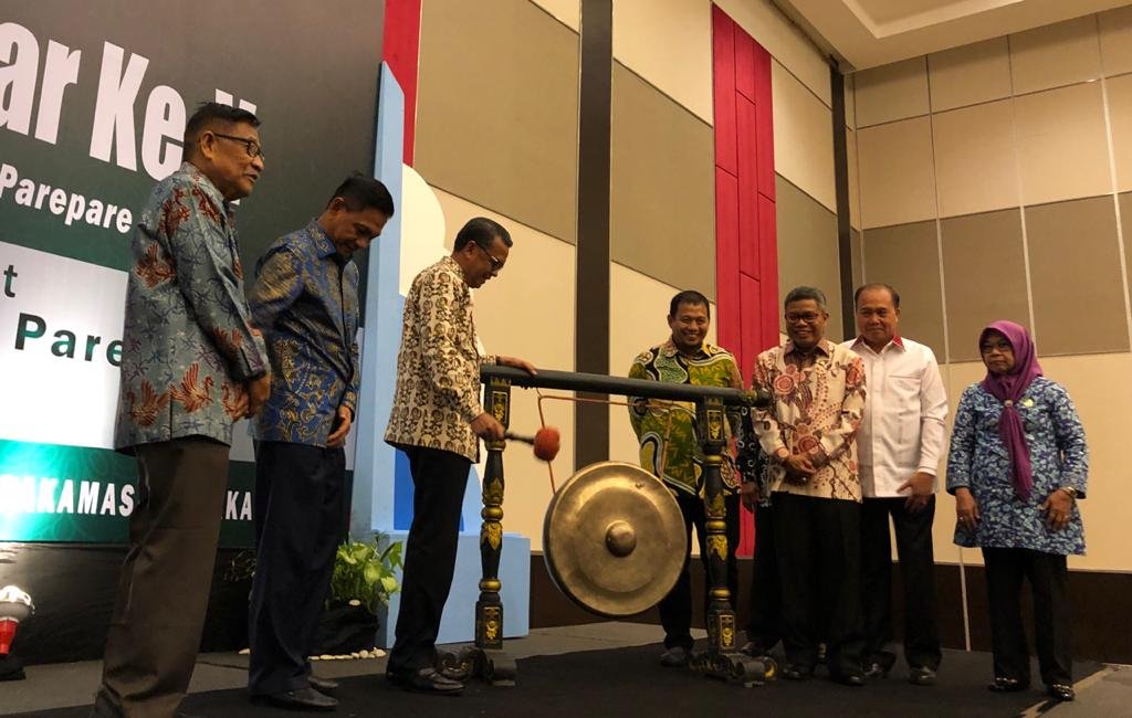 Nurdin Abdullah dan Iqbal Suhaeb Kompak Hadiri Musda IKM Parepare 1
