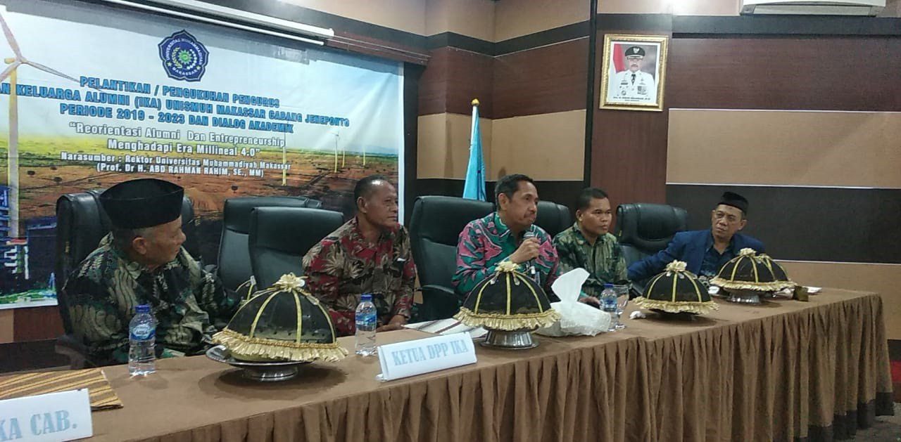 Prof A Rahman Minta Guru Anggota IKA Unismuh Makassar Jeneponto Berperang Lawan Kebodohan