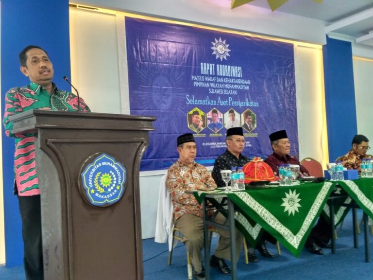 Rektor Unismuh Hadiri Rapat Koordinasi Majelis Wakaf dan Keharbendaan PWM Sulsel 6 Rektor Unismuh Hadiri Rapat Koordinasi Majelis Wakaf dan Keharbendaan PWM Sulsel