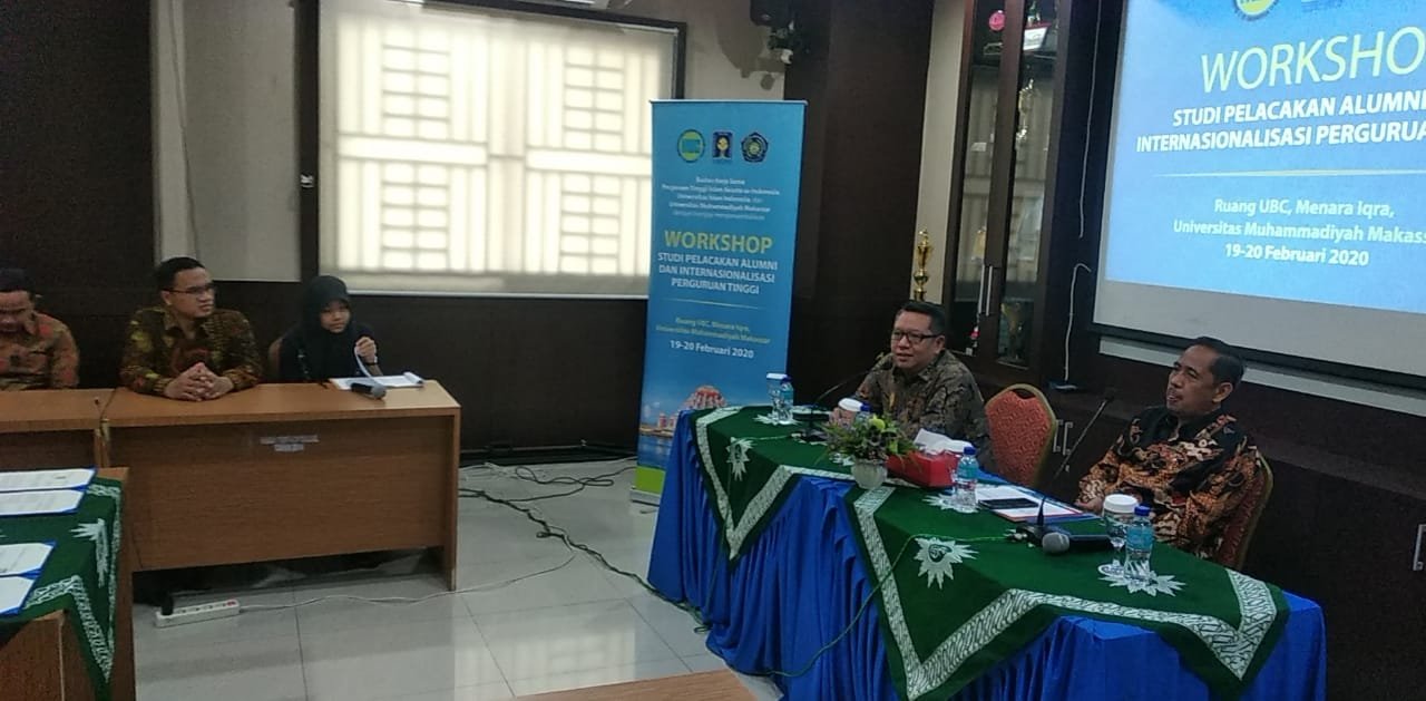 Unismuh Makassar Tuan Rumah Workshop Studi Pelacakan Alumni dan Internasionalisasi Perguruan Tinggi Islam Swasta