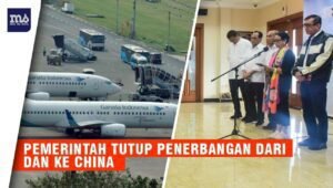 Mulai Rabu Penerbangan Dari dan Ke China Ditutup