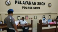 Jajaran Polres Gowa Tetap Bertugas Layani Masyarakat
