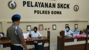 Jajaran Polres Gowa Tetap Bertugas Layani Masyarakat