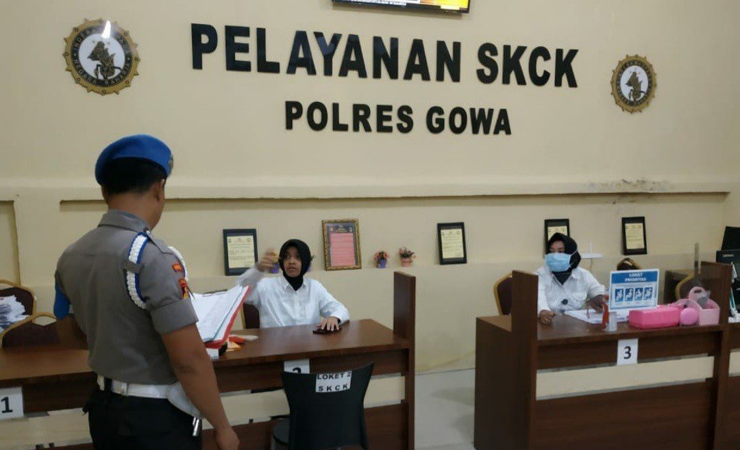 Jajaran Polres Gowa Tetap Bertugas Layani Masyarakat